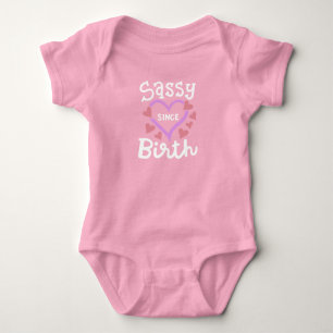 Sassy Since Birth Baby Bodysuit