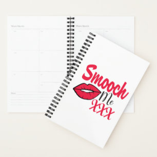 Sassy Smooch Me Lipstick Kiss Me Red Lips Love Pl Planner