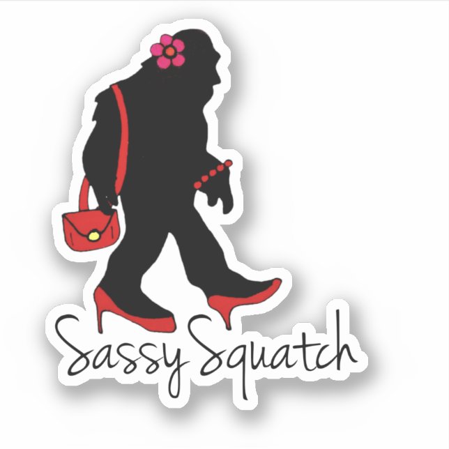 Sassy Squatch, Bigfoot, Yeti, Sasquatch (Front)