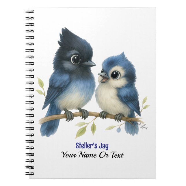 Sassy Steller's Jay  Notebook (Front)
