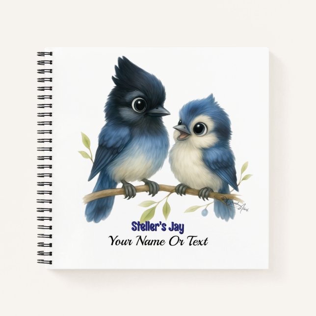 Sassy Steller's Jay  Notebook (Front)