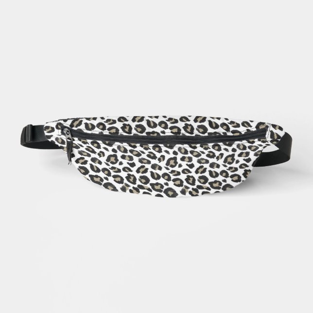 Sassy Tan Leopard Print Bum Bags (Front)