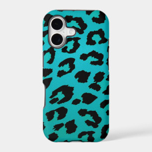 Sassy Teal Leopard Animal Print Case