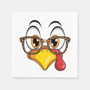 Sassy Thanksgiving Turkey Napkin