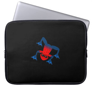 Sassy Tree Frog (Red) Laptop Sleeve