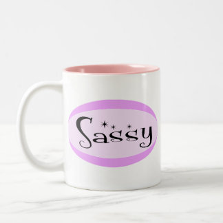 Sassy Two-Tone Coffee Mug