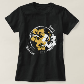 Sassy Wahine Hibiscus Womenʻs T-Shirt