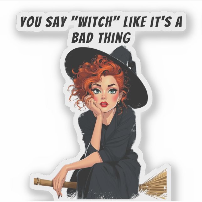 Sassy Witch Halloween Design (Front)