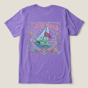 Sassy Yachting Nana Tri-Blend Shirt
