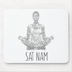 Sat Nam Kundalini Yoga For Yoga Meditation Mouse Pad