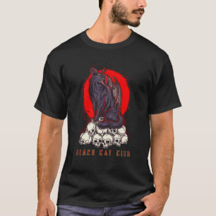 Satan Cat Satanic Demonic Devil Kitten 666 Cat Occ T-Shirt