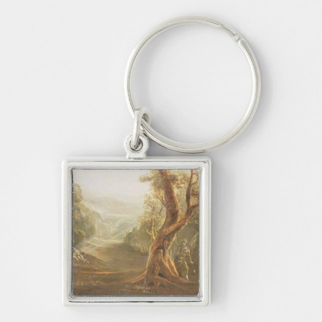 Satan Contemplating Adam and Eve in Paradise, from Key Ring (Front)