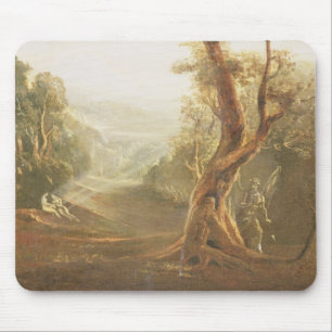 Satan Contemplating Adam and Eve in Paradise, from Mouse Pad