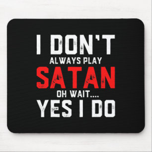 Satan Costume Devil Halloween Costume Satan Mouse Pad