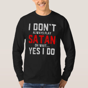 Satan Costume Devil Halloween Costume Satan T-Shirt