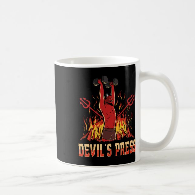 Satan Devil's Press Bodybuilding  Coffee Mug (Right)