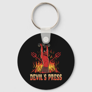 Satan Devil's Press Bodybuilding  Key Ring