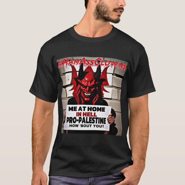 Satan for Palestine T-Shirt (Front)