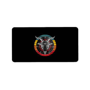 Satan Goat, Goat Gift Label