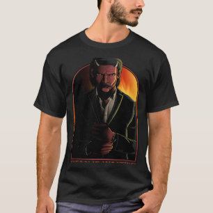 Satan Is Waiting Devil Demon 666 Antichrist Occult T-Shirt