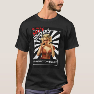 Satan s MILF Hunters of HUNTINGTON BEACH Devil Roc T-Shirt