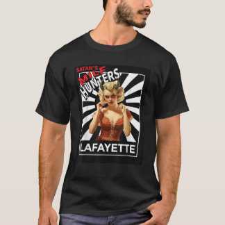 Satan s MILF Hunters of LAFAYETTE Retro She Devil  T-Shirt