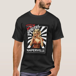 Satan s MILF Hunters of NAPERVILLE Retro Devil Roc T-Shirt