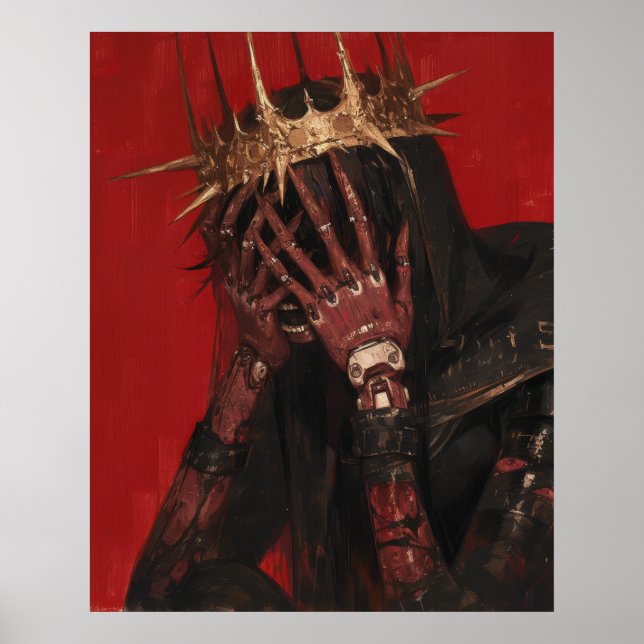 Satan Saint Hyper Realism Oil Painting P Poster (Front)