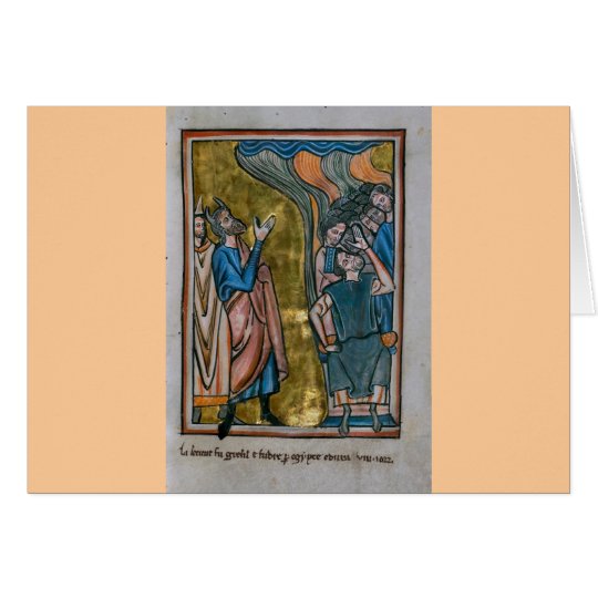 Satan Tempts the King Card