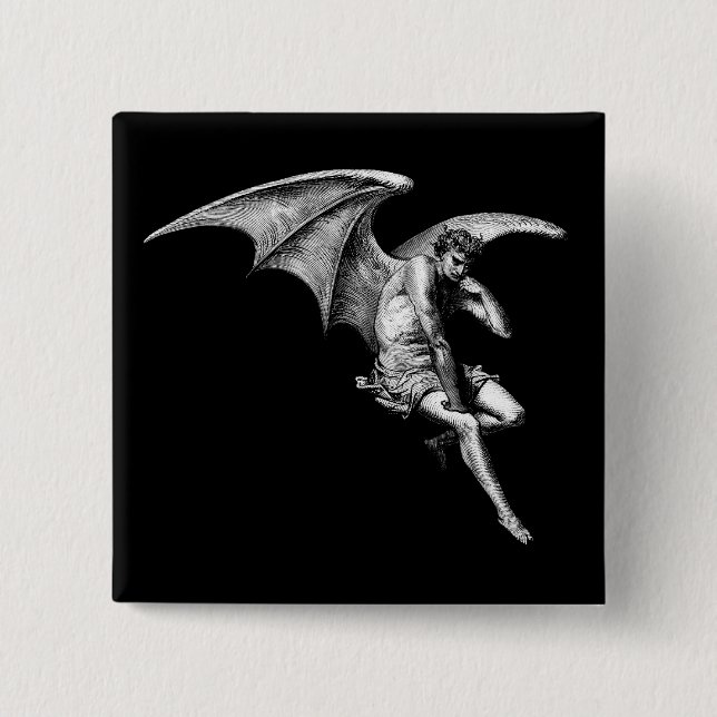 Satan Thinking Pin (Front)