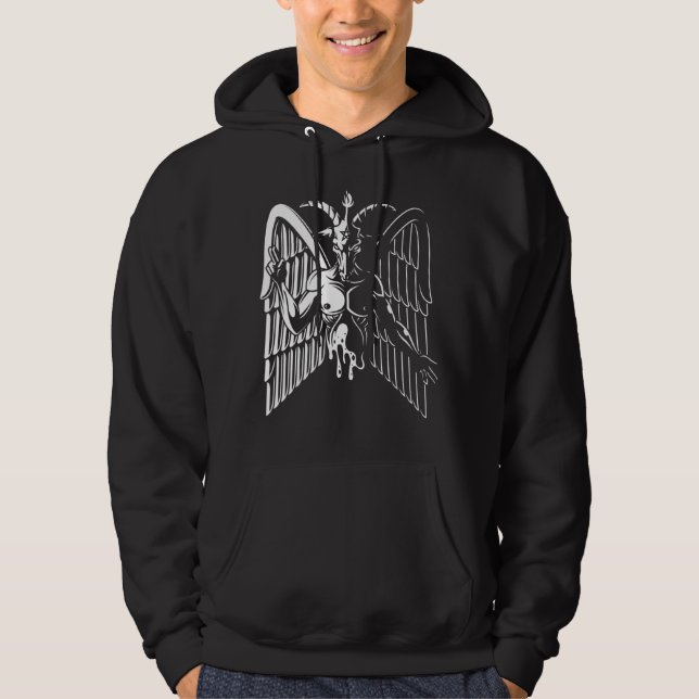 Satanic Baphomet Hoodie (Front)