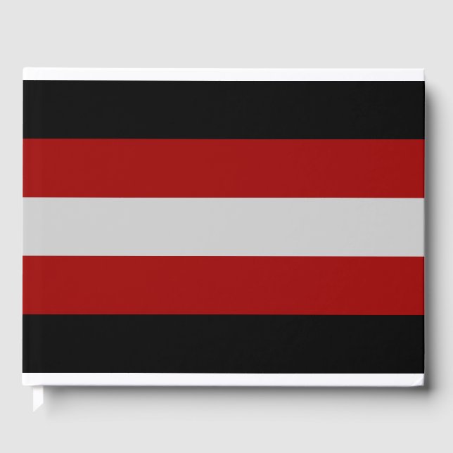 Satanic Flag (Satanism) Guest Book (Front)