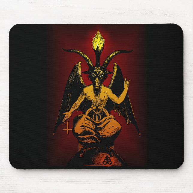 Satanic Goat mousepad (Front)