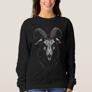 Satanic Goat Occult Baphomet Satan Satanism Gothic Sweatshirt