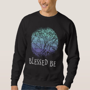Satanic I Wiccan I Pentacle I Pentagram I Blessed Sweatshirt
