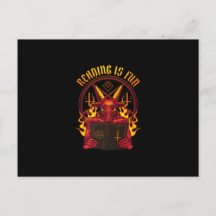 Satanic Pagan Goat Premium Holiday Postcard