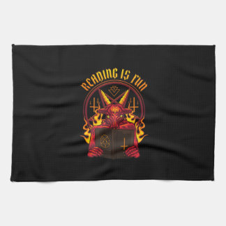 Satanic Pagan Goat Premium Tea Towel