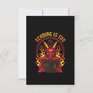 Satanic Pagan Goat Premium Thank You Card