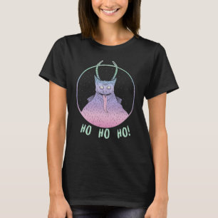 Satanic Santa Krampus Creepy Cute Pastel Goth Chr T-Shirt