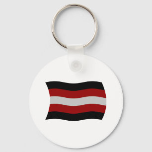 Satanism Flag Keychain
