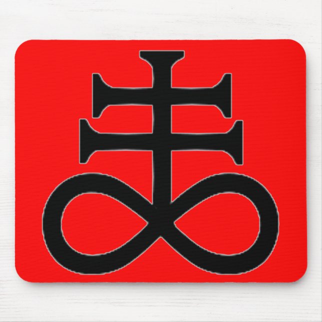 SATAN'S CROSS MOUSE PAD (Front)