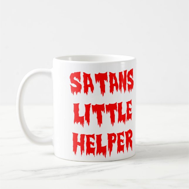 Satans Little Helper Coffee Mug (Left)