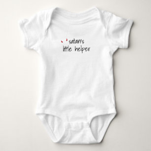 Satan's Little Helper Jersey Baby Bodysuit