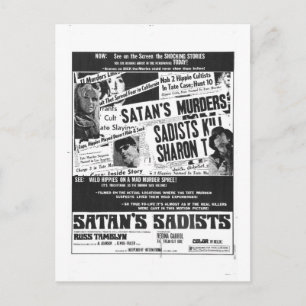 SATAN'S SADISTS POSTCARD