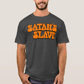 Satans Slave Title Typography T-Shirt