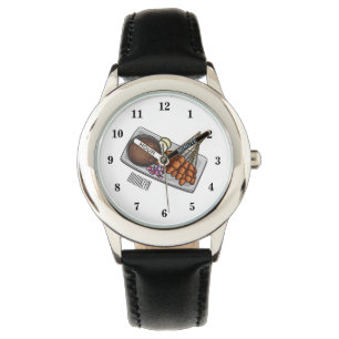 Satay cartoon illustration watch