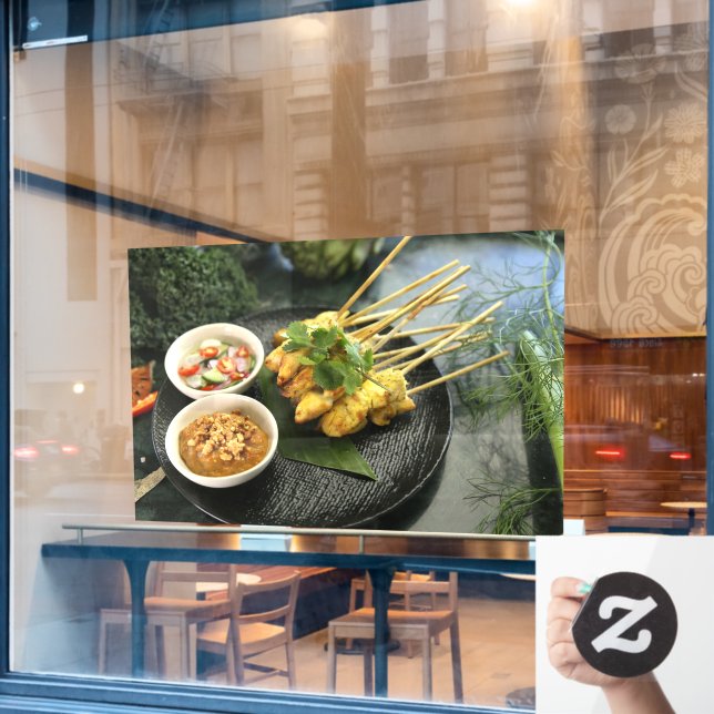 Satay Chicken Peanut Sauce Thai Food Thai Snack (Cafe Window)