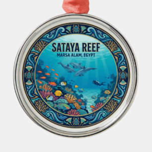 Sataya Reef Marsa Alam Egypt Metal Ornament