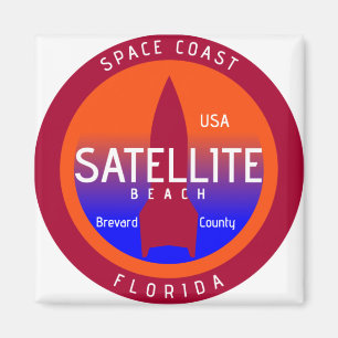 Satellite Beach Space Coast Magnet