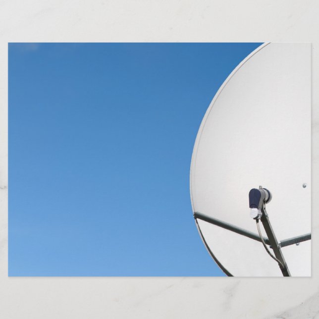 Satellite dish flyer (Front)